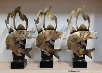 statuetka szczupak Nidy