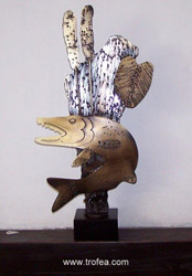 statuetka ryba szczupak